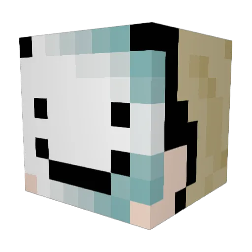 Noe_Name184 Minecraft avatar head, 3D render