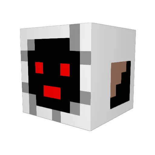 NoelGordo Minecraft avatar head, 3D render