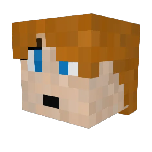 NoelJosS Minecraft avatar head, 3D render