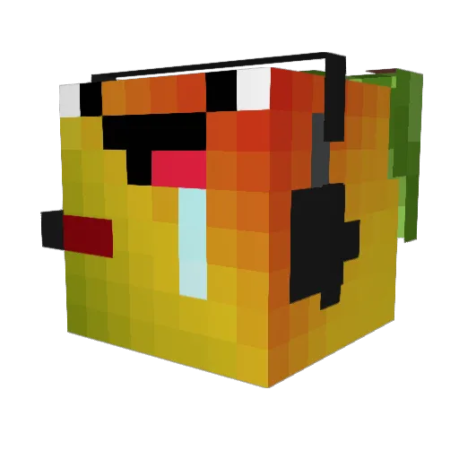 NoelProKing Minecraft avatar head, 3D render