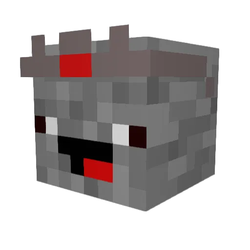 Noel_1111 Minecraft avatar head, 3D render