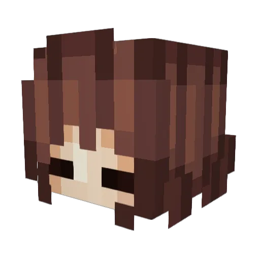 Noelioh Minecraft avatar head, 3D render