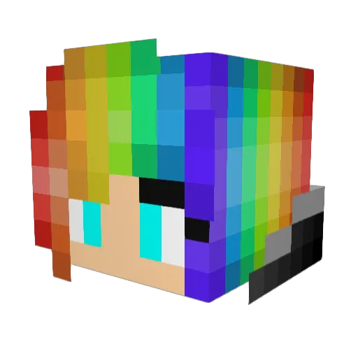 NoelnReece Minecraft avatar head, 3D render