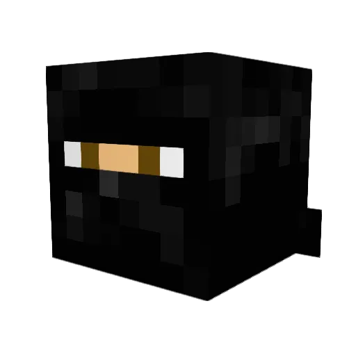 Noen Minecraft avatar head, 3D render