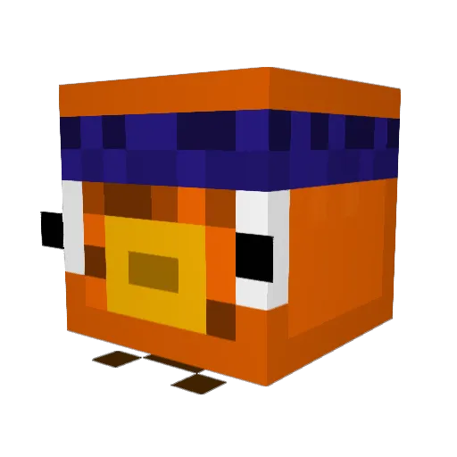 NoengaYT Minecraft avatar head, 3D render