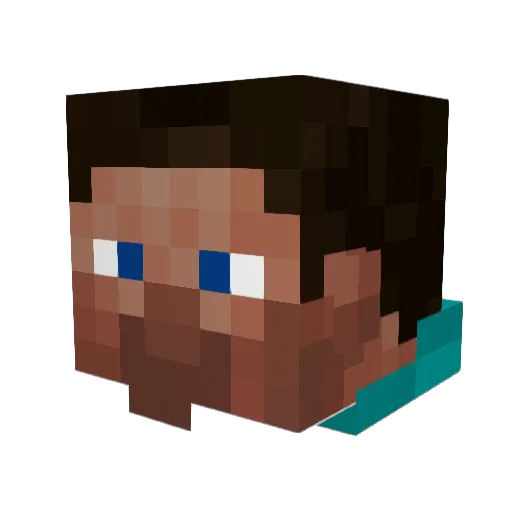 Noergaard92 Minecraft avatar head, 3D render