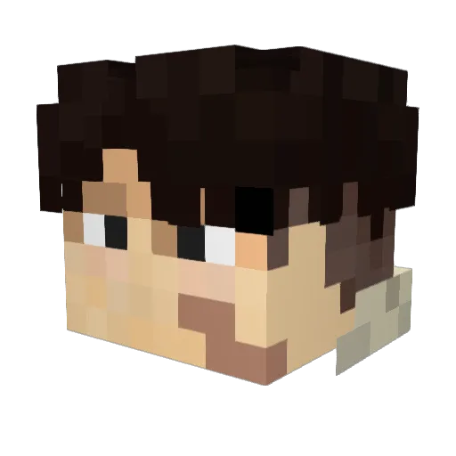Noey_Br Minecraft avatar head, 3D render