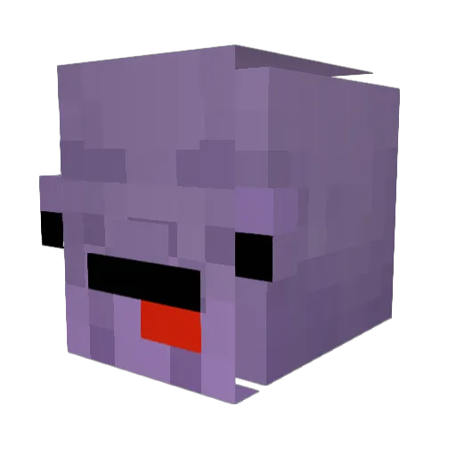 NogDoggie Minecraft avatar head, 3D render