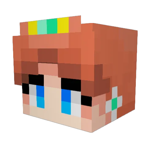 NogNogs Minecraft avatar head, 3D render
