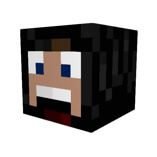 Nogard81 Minecraft avatar head, 3D render