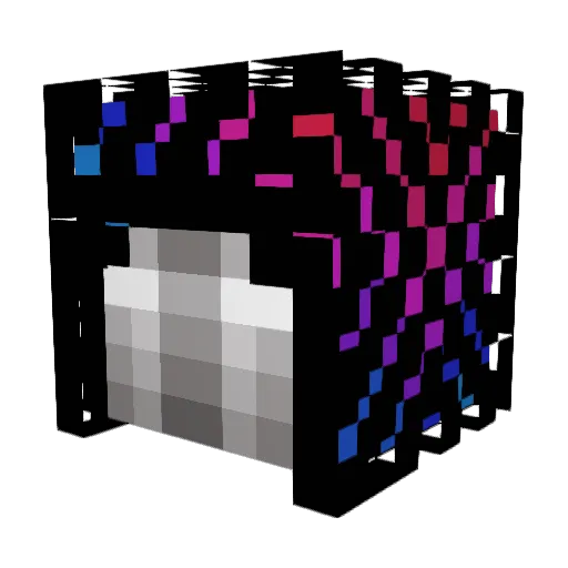 Noghitsune Minecraft avatar head, 3D render
