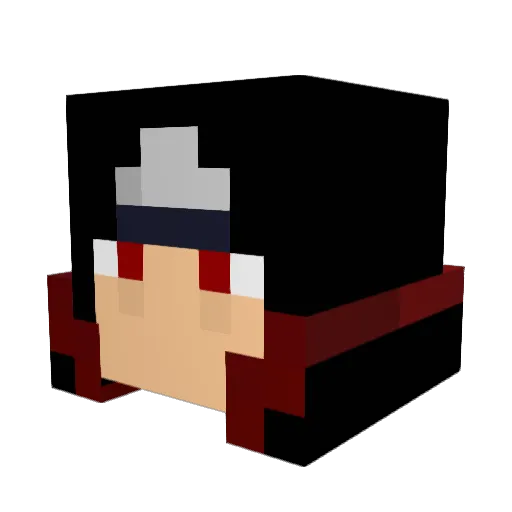 Nogocha Minecraft avatar head, 3D render