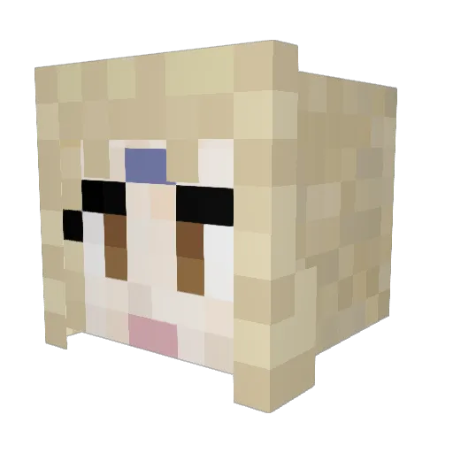 Nogzin157 Minecraft avatar head, 3D render