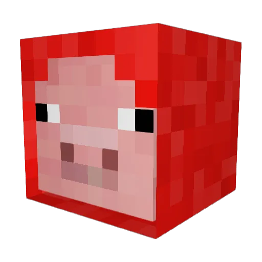 NohrErSej Minecraft avatar head, 3D render