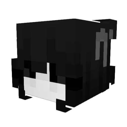 Noia Minecraft avatar head, 3D render