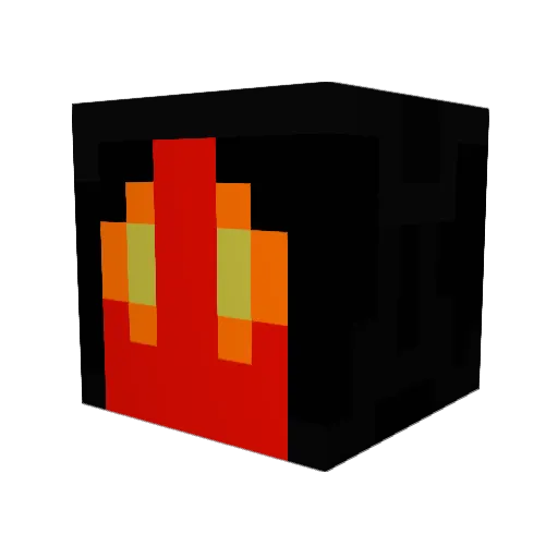 Noiiiiii Minecraft avatar head, 3D render