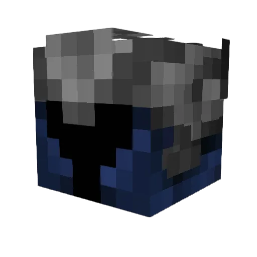 Noir_Recon Minecraft avatar head, 3D render