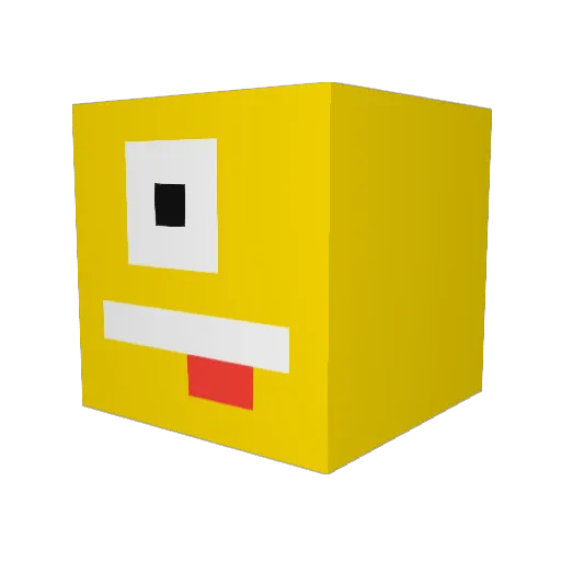 Noiram1992 Minecraft avatar head, 3D render