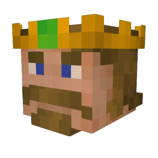 NoiseBomb955 Minecraft avatar head, 3D render