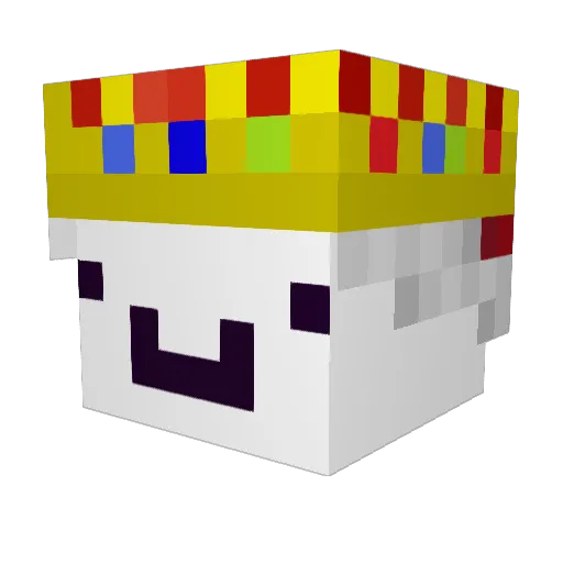 Noiselesst1 Minecraft avatar head, 3D render