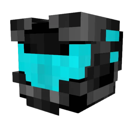 Noisya Minecraft avatar head, 3D render
