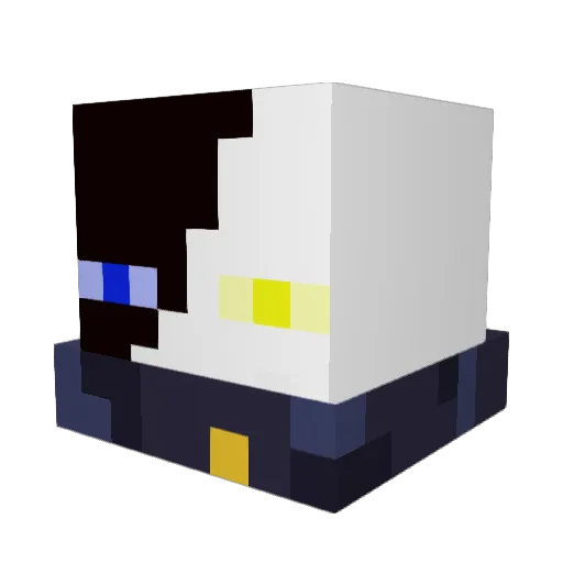 Noisyboya1 Minecraft avatar head, 3D render