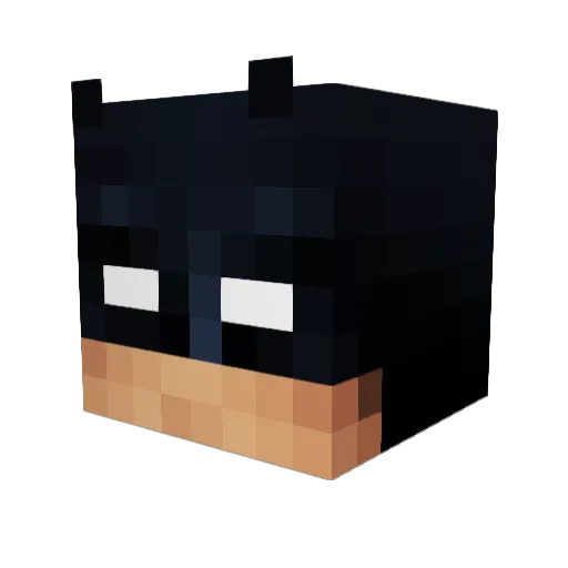 Noix85 Minecraft avatar head, 3D render
