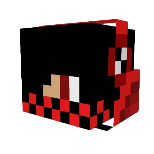 Noize2001 Minecraft avatar head, 3D render