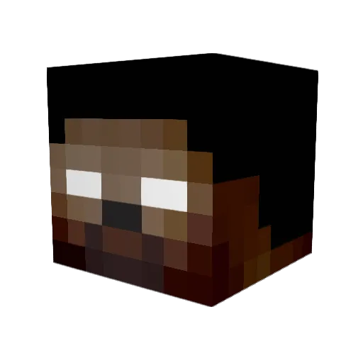 NoizeAlktrazz Minecraft avatar head, 3D render