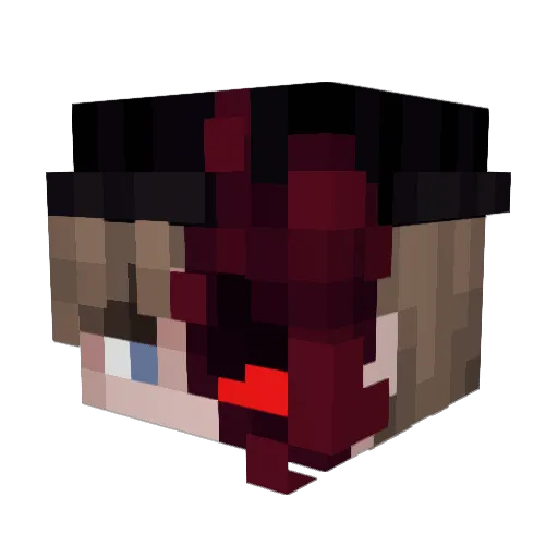 Nojmisek Minecraft avatar head, 3D render