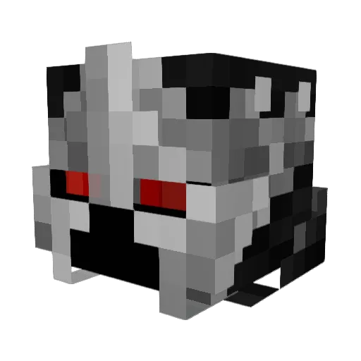 Nokezu_ Minecraft avatar head, 3D render