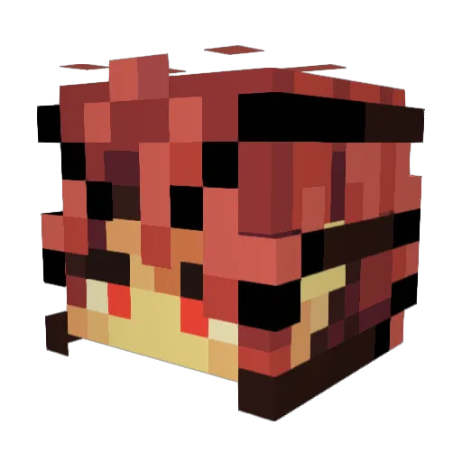 Nokkaa Minecraft avatar head, 3D render