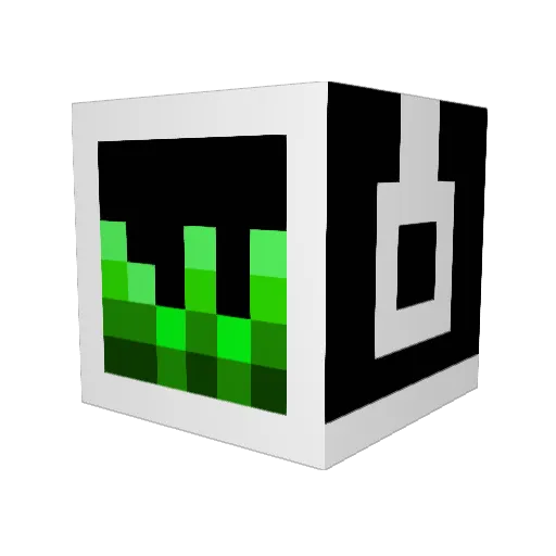 Nokken_Live Minecraft avatar head, 3D render