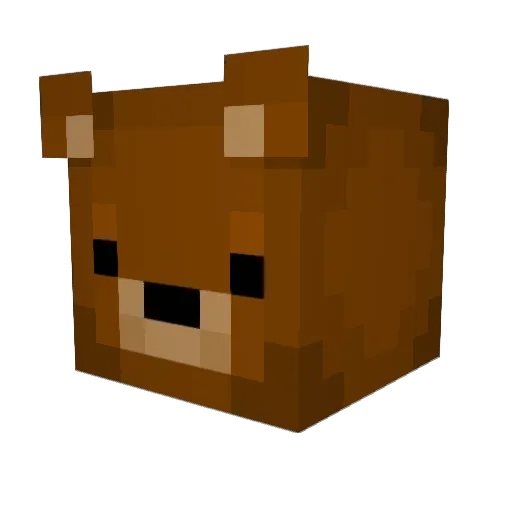 Noklen99 Minecraft avatar head, 3D render