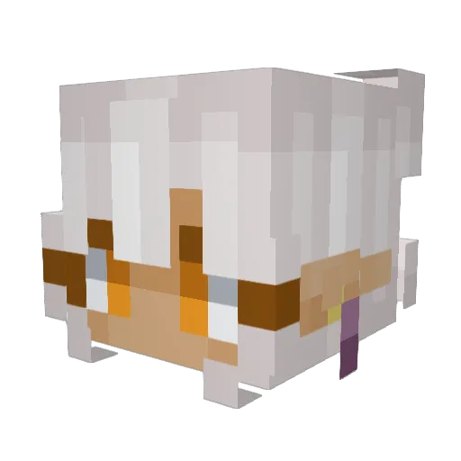 NokoShizen Minecraft avatar head, 3D render