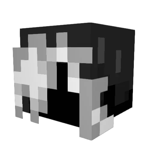 Noko_VoidedOut Minecraft avatar head, 3D render