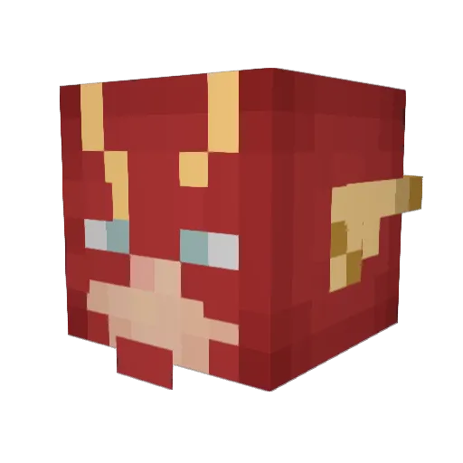 Nokogiri_ Minecraft avatar head, 3D render
