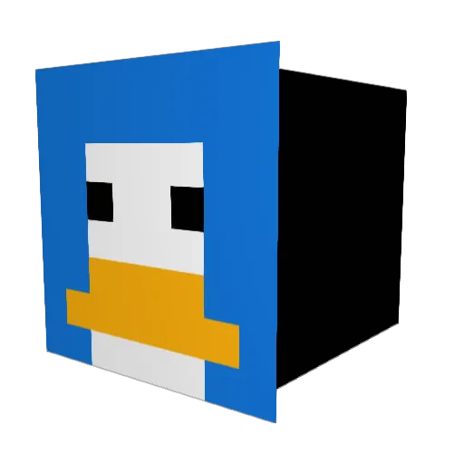 Nokrad13 Minecraft avatar head, 3D render