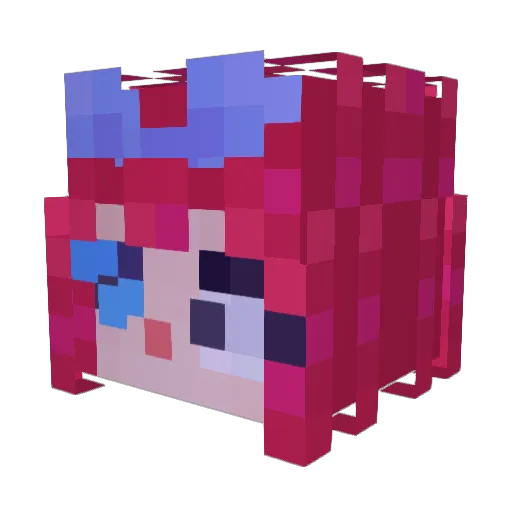 Nolam05 Minecraft avatar head, 3D render