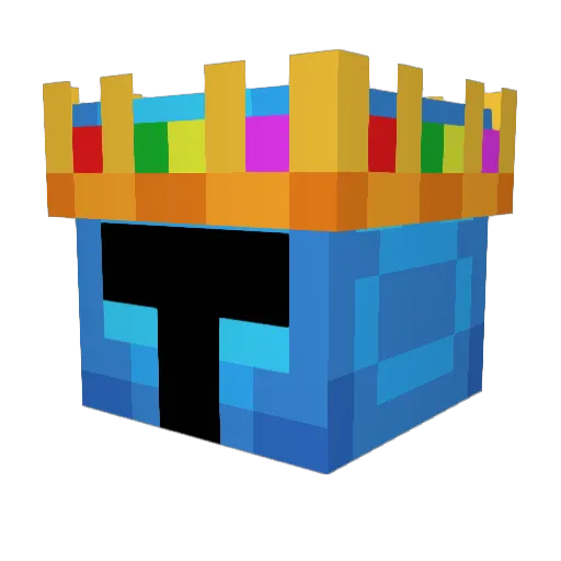 NolanFD Minecraft avatar head, 3D render