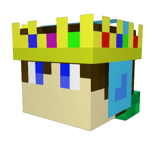 NolanGamerKing Minecraft avatar head, 3D render