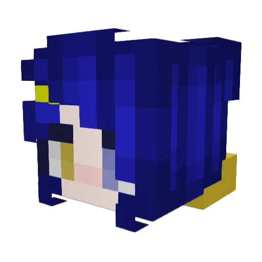 NolanHatesMars Minecraft avatar head, 3D render