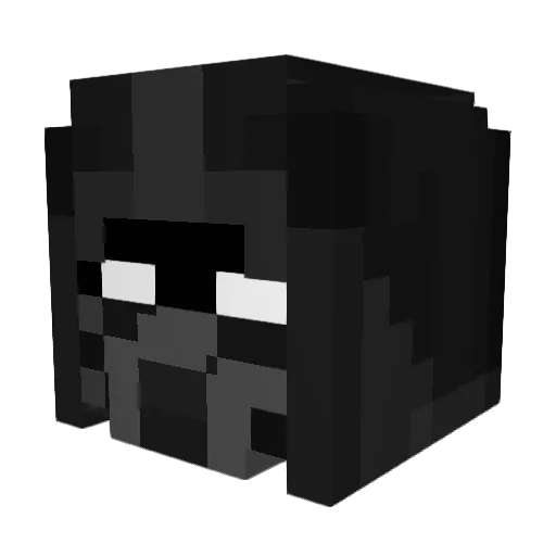 NolansAFag Minecraft avatar head, 3D render