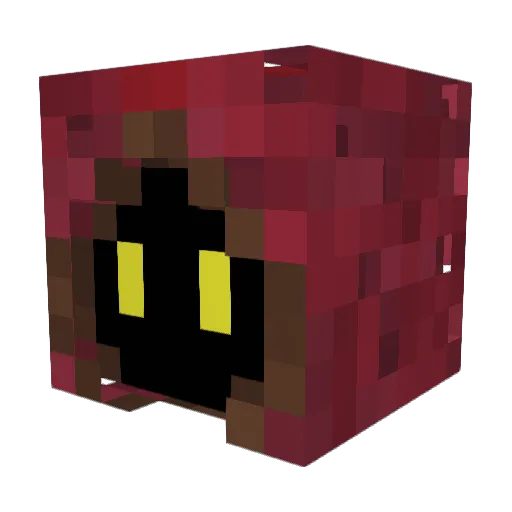 Noldar Minecraft avatar head, 3D render