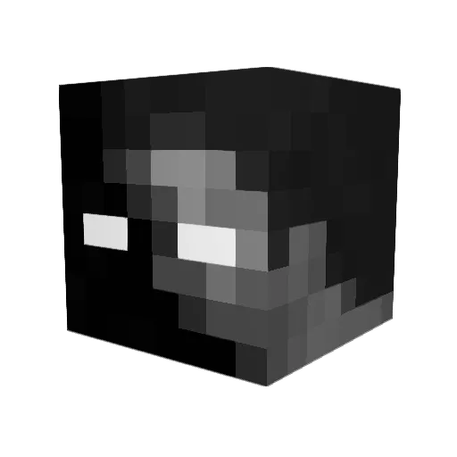 NoleMagiko Minecraft avatar head, 3D render
