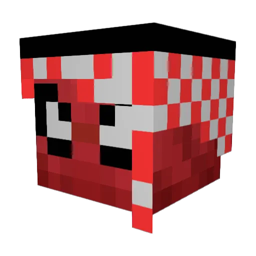 Nolimit_Xp Minecraft avatar head, 3D render