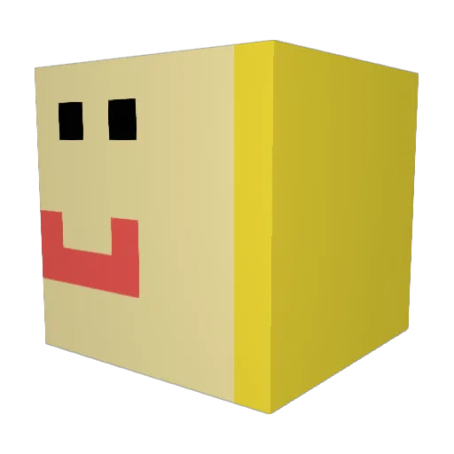 Nollecraft2k Minecraft avatar head, 3D render