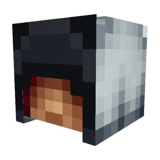 Nolleter Minecraft avatar head, 3D render