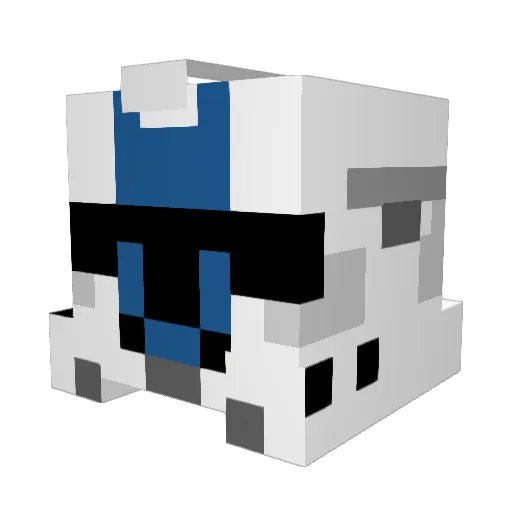 NollyCanoli Minecraft avatar head, 3D render