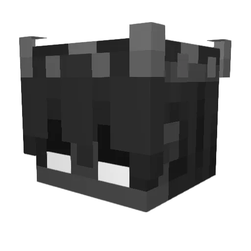 Noltrix_ Minecraft avatar head, 3D render